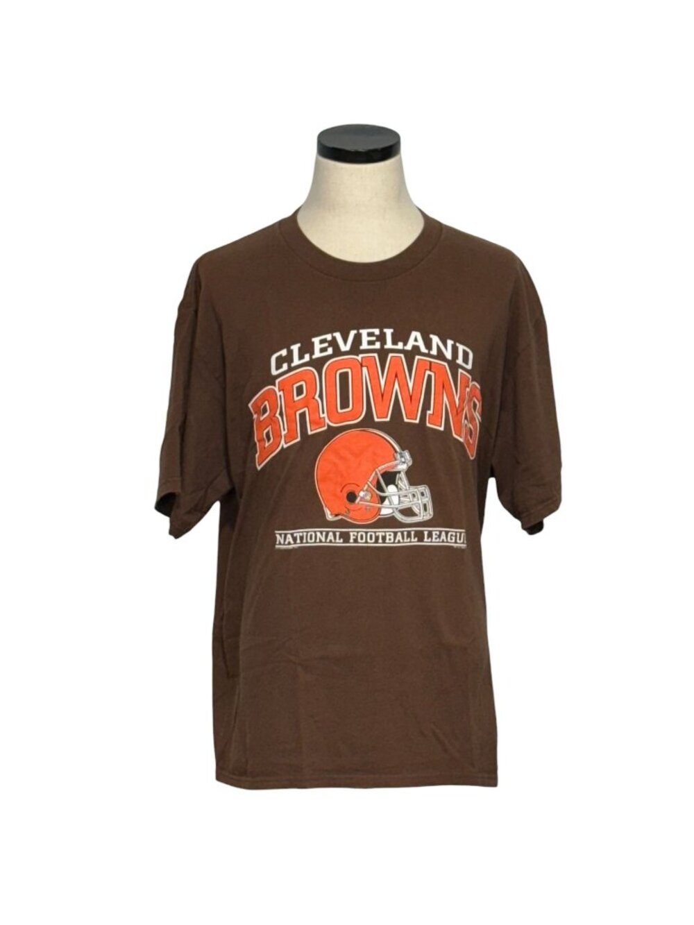 Cleveland Browns 90s Vintage Nutmeg Mills XL Brown NFL T-Shirt